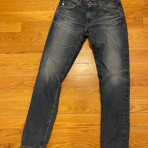 AG Adriano Goldschmied Men’s Washed Blue Slim Jeans